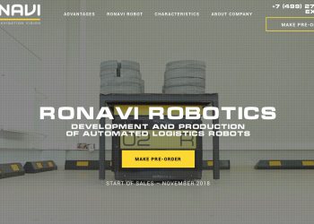 Российская компания Ronavi в 2019 году планирует выпустить 100 логистических роботов