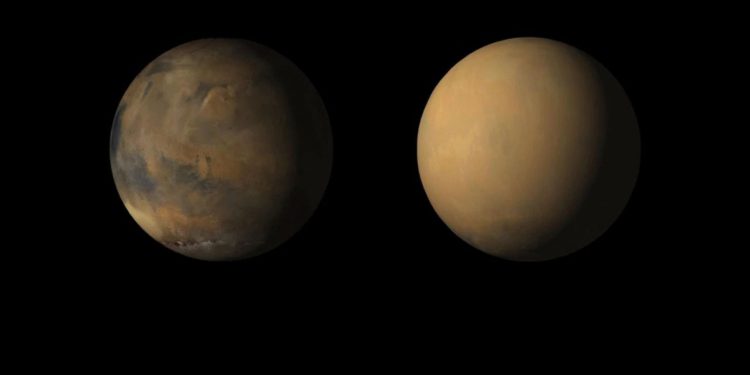 Колоссальная пылевая буря охватила весь Марс, марсоход Opportunity из-за нее отключился