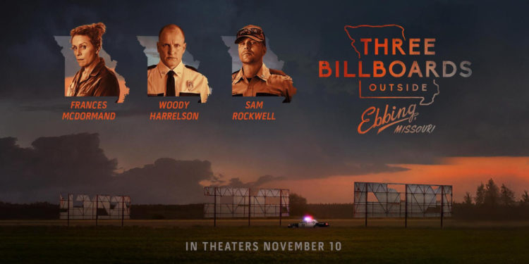 «Три тополя на Плющихе» (Три билборда на границе Эббинга, Миссури, 2017)