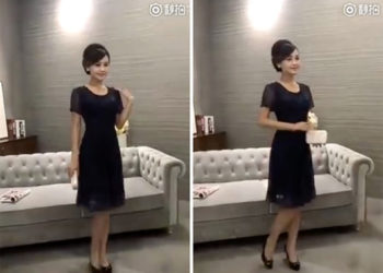 Как робот: китайская фотомодель демонстрирует 30 рекламных поз за 15 секунд