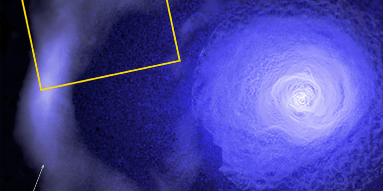 Астрофизики изучают древний «холодный фронт» в галактическом скоплении Персея