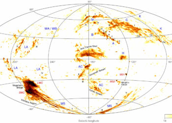Создана самая подробная карта газовых облаков во Вселенной