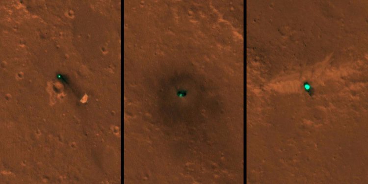 Опубликован первый снимок марсианского корабля InSight из космоса