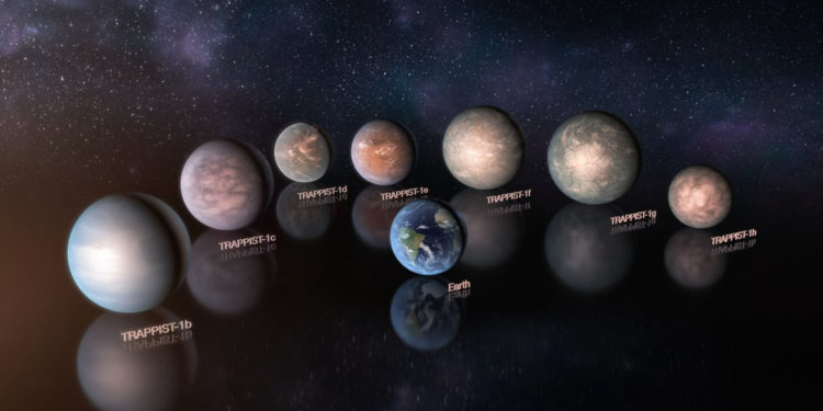 На планетах системы TRAPPIST-1 должно быть много воды
