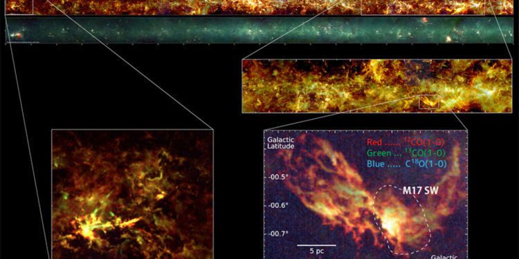 Создана самая подробная карта Млечного Пути