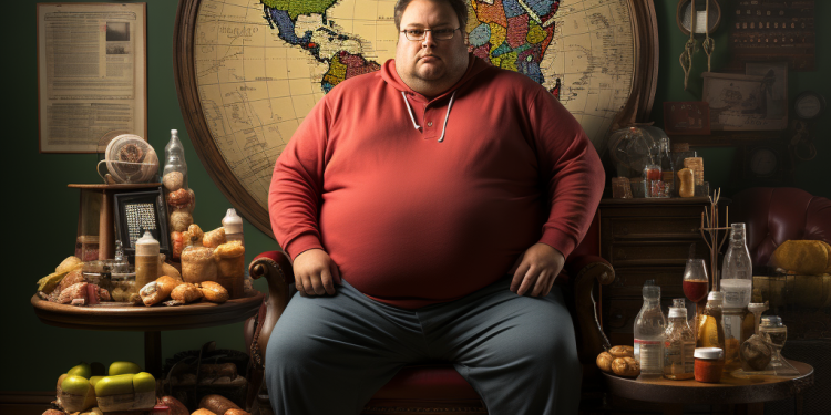 В США с 1999 г. утроилось число смертей от связанных с ожирением болезней сердца